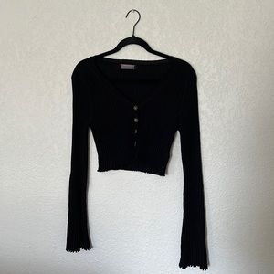 Urban outfitters black crop